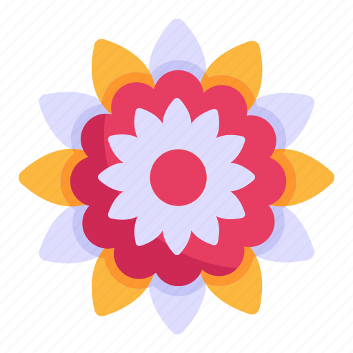 Rangoli design, rangoli, indian rangoli, rangoli art, rangoli flower icon - Download on Iconfinder