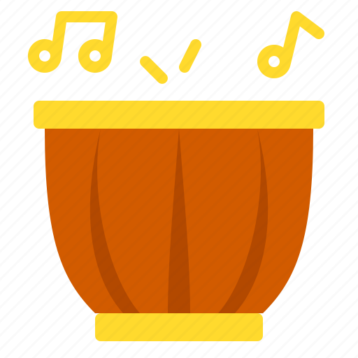 Tabla, drum, india, percussion, instrument, musical, cultures icon - Download on Iconfinder