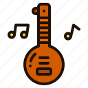 sitar, musical, instrument, string, music, india, traditional, cultures