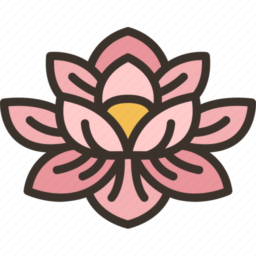 Lotus, flower, floral, pond, meditation icon - Download on Iconfinder