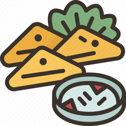 Samosa, fried, food, snack, appetizer icon - Download on Iconfinder