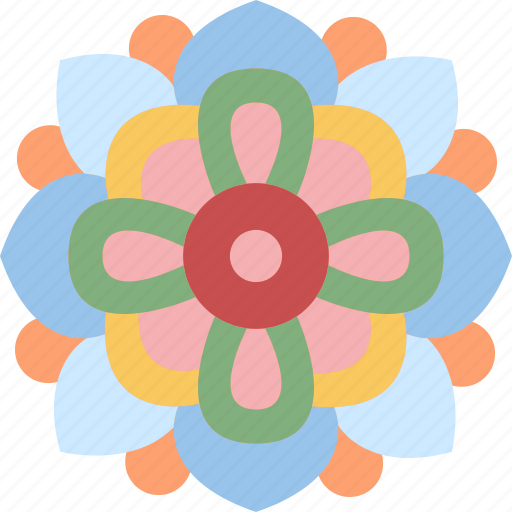 Mandala, pattern, meditation, indian, decoration icon - Download on Iconfinder