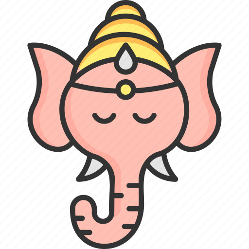 Ganesha, lord ganesha, god, india, religion, hinduism icon - Download on Iconfinder