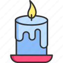 candle, diwali, decoration, indian, festival, lamp