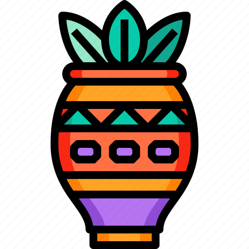 Kalash, kumbh, decoration, cultures, pot, adornment icon - Download on Iconfinder