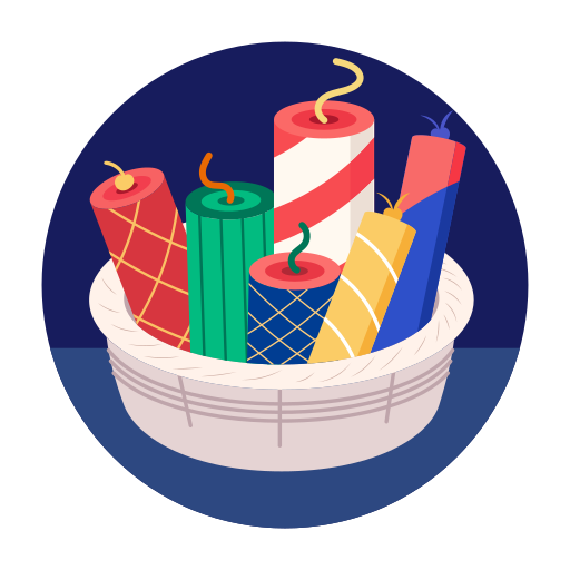 Firecrackers, fireworks, sparklers, diwali, pyrotechnics icon - Download on Iconfinder