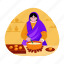 making, dessert, cooking, food, diwali, tradition 