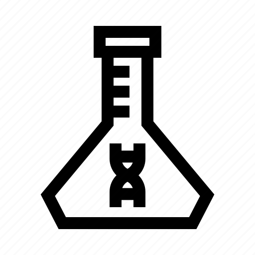 Flask, science, dna, chemistry, laboratory, test, analysis icon - Download on Iconfinder