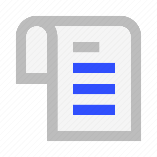 Document, file, list, paper, roll, schedule, script icon - Download on Iconfinder
