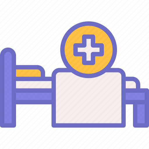 Bed, hospital, patient, treatment, care icon - Download on Iconfinder