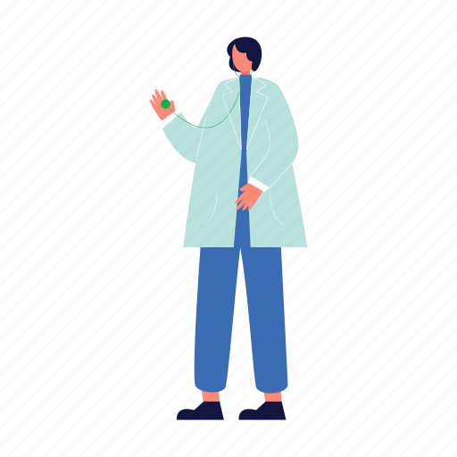 Doctor, patient, person, medicine, illustration, woman, clinic illustration - Download on Iconfinder