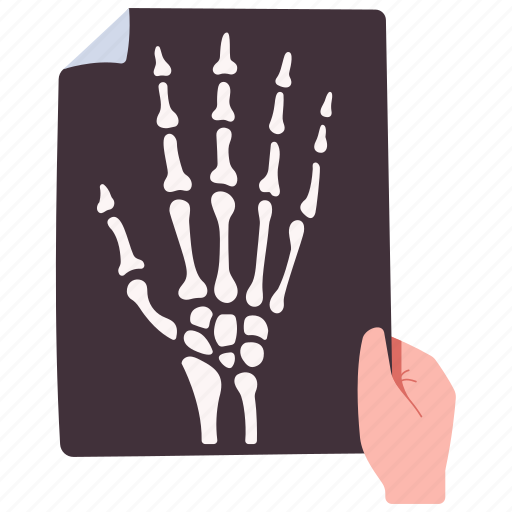 Bone, medical, body, skeleton, anatomy, radiology, scan illustration - Download on Iconfinder
