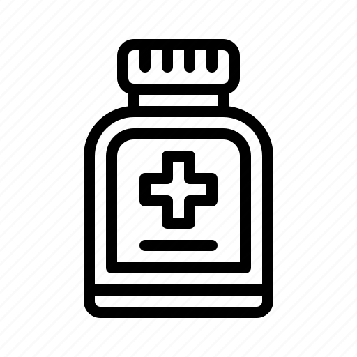 Medicine, pill, bottle, drug, pharmacy, health, capsule icon - Download on Iconfinder