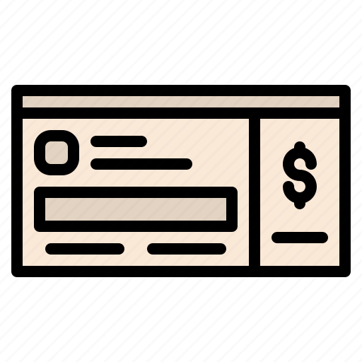 Cheque, bank, money, document icon - Download on Iconfinder