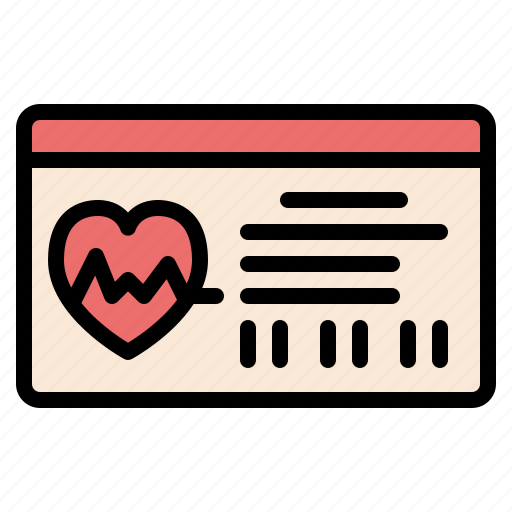 Healthy, card, identity, medical, document icon - Download on Iconfinder