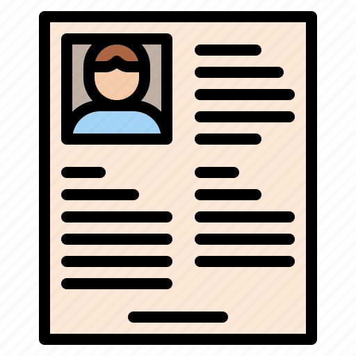Resume, business, cv, document icon - Download on Iconfinder