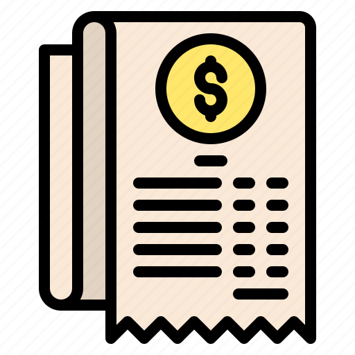 Slip, bill, business, document icon - Download on Iconfinder