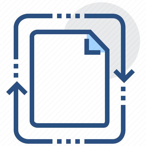 Abstract, arrow, document, file, processing icon - Download on Iconfinder