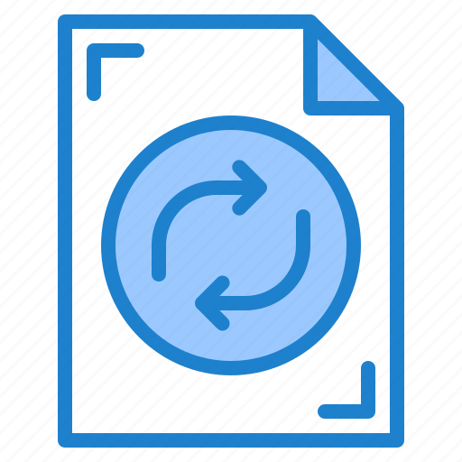 Document, file, files, paper, refresh icon - Download on Iconfinder
