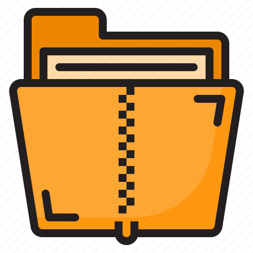 Document, files, folder, paper, zip icon - Download on Iconfinder