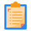 clipboard, document, file, format, paper 