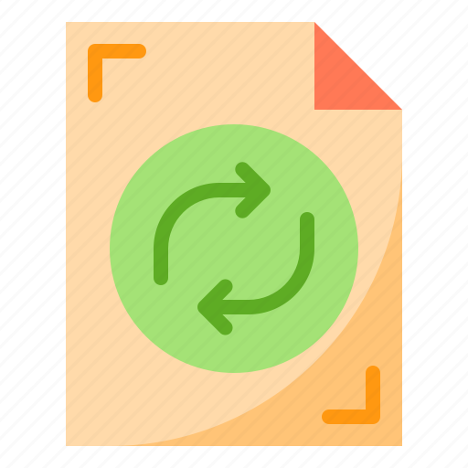 Document, file, files, paper, refresh icon - Download on Iconfinder