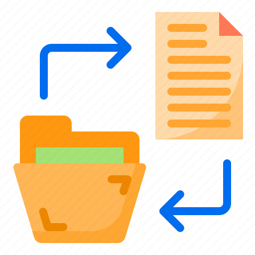 Document, files, folder, paper, transfer icon - Download on Iconfinder