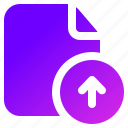 file, upload, page, paper, document