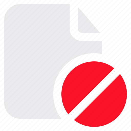 File, stop, data, wrong, document icon - Download on Iconfinder