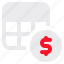 table, data, money, profit 