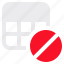 table, data, stop, warning 