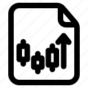 file, graph, up, statistics, analytics