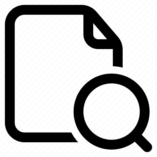 File, search, research, traceability, enquiry icon - Download on Iconfinder