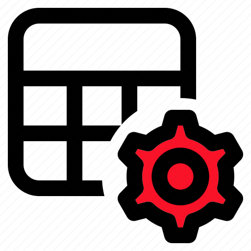 Data, table, setting, settings, properties icon - Download on Iconfinder