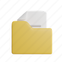 document, folder, file, front, paper, data 