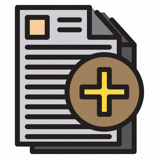 Document, plus, data, message icon - Download on Iconfinder