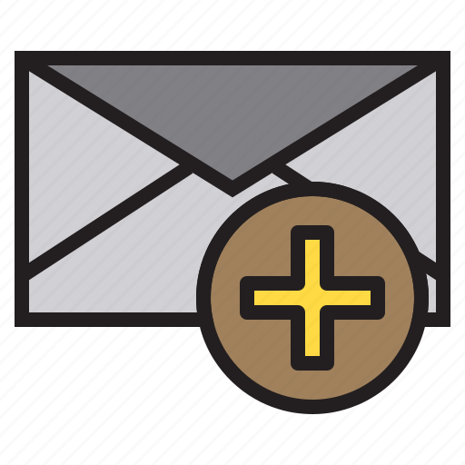 Mail, plus, computer, data icon - Download on Iconfinder