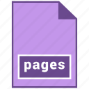 document file format, file format, pages