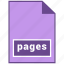 document file format, file format, pages 