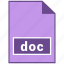 doc, document file format, file format 