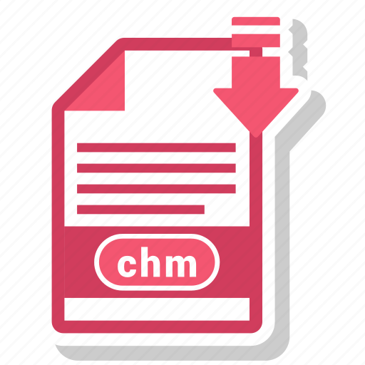 Chm, document, extension, format, paper icon - Download on Iconfinder