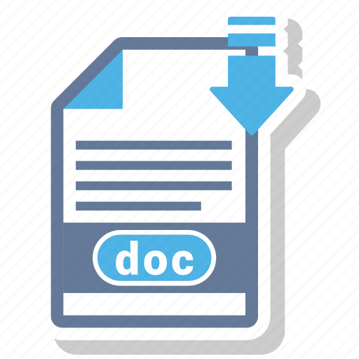 Doc, document, extension, format, paper icon - Download on Iconfinder