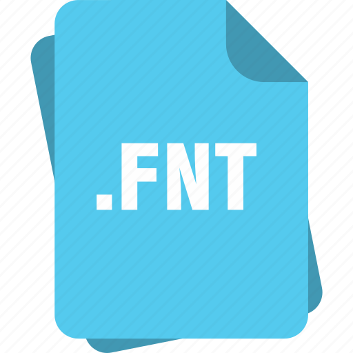 Blue, extension, file, fnt, page, type icon - Download on Iconfinder