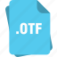 blue, extension, file, font, otf, page, type 