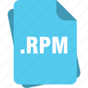 blue, extension, file, page, rpm, type