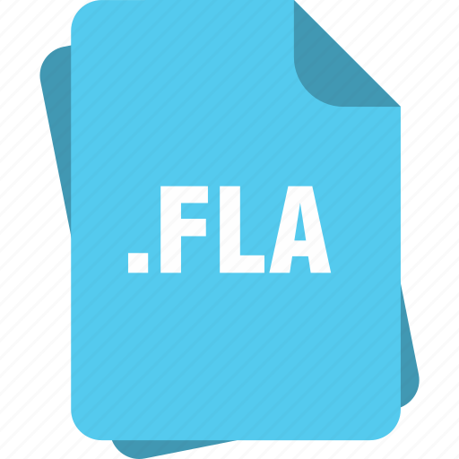 Blue, extension, file, fla, page, type icon - Download on Iconfinder