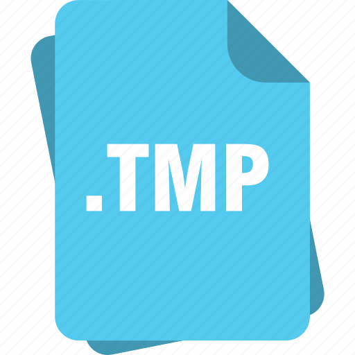Blue, extension, file, page, tmp, type icon - Download on Iconfinder