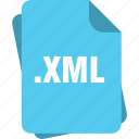 blue, extension, file, page, type, xml