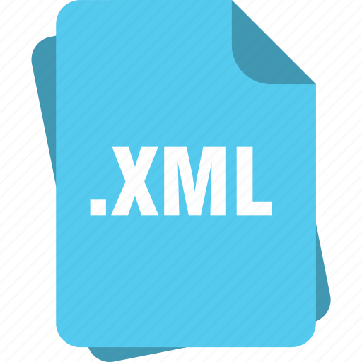 Blue, extension, file, page, type, xml icon - Download on Iconfinder