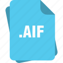 aif, blue, extension, file, page, type